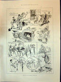 Old 1898 Pantomime Drury Lane Theatre Ladies Fashion Lace Blouse Gene Victorian