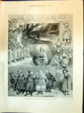 Old 1898 Pantomime Forty Thieves Theatre Royal Drury Lane Ganem Lord Victorian