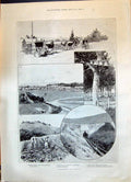 Old 1899 Natal War Rickshaws Maritzburg Bells Parish Church Laing'S N Victorian