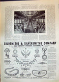 Old 1899 Corridor Train Midland Railway Professor William Dwight Whit Victorian