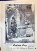 Old Antique Print 1899 Advertisement Sunlight Soap Children Carrying Box 19th
