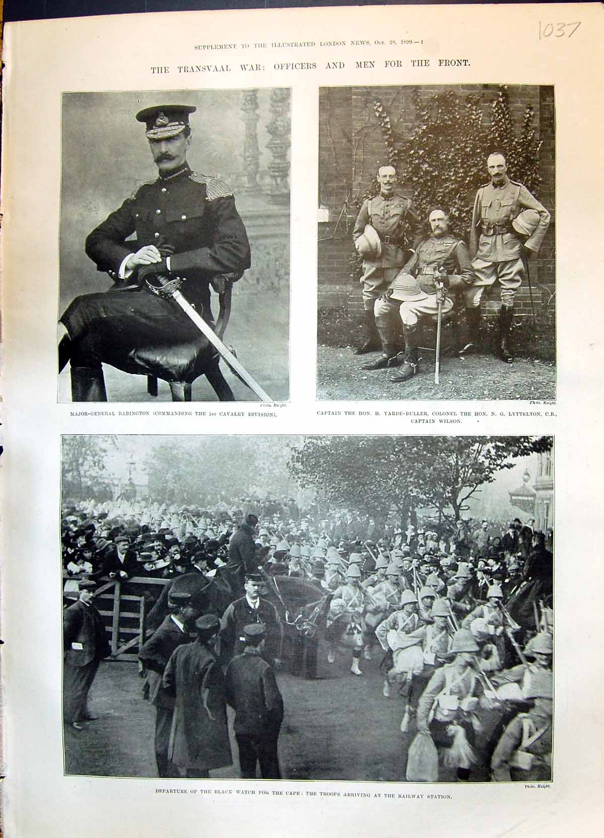 Old 1899 Transvaal War Babington Yarde-Buller Kyttelton Africa Mafeki 19th