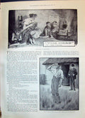 Old 1899 Story Illustration The Herd Shan Bullock Gunning King Donkey Victorian