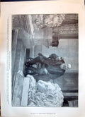 Old 1899 President Kruger Marble Lions Balfour Stanley Knowles Americ Victorian