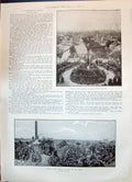 Old 1899 Parisian Rogarden Avenue Suffren Valois White Cotton Manfiel Victorian