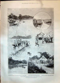 Old 1899 Sierra Leone Mabole River Lokko Karene Prince Danilo Ship Cl Victorian