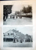 Old 1899 Wedding Montenegro Procession Prince Danilo Princess Milena Victorian