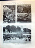 Old 1899 Military Ireland Sweet Hill Durrow Blue Infantry Simpson Hun Victorian