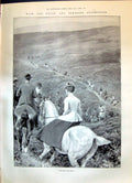 Old 1899 Devon Somerset Staghounds Hunting Dartmouth Harbour Highland Victorian