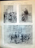 Old 1899 Dreyfus Court-Martial Rennes Labori Mercier Lycee Colonel Jo Victorian