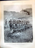Antique Print 1899 War Natal Infantry Siers Field Service Seppings Wright 19th