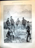 Old 1899 Transvaal War Artillery Gun Practice Gordon Highlanders Darg Victorian
