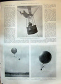 Old 1899 Military Balloon Wireless Telegraph Charles Neufeld Prison B Victorian