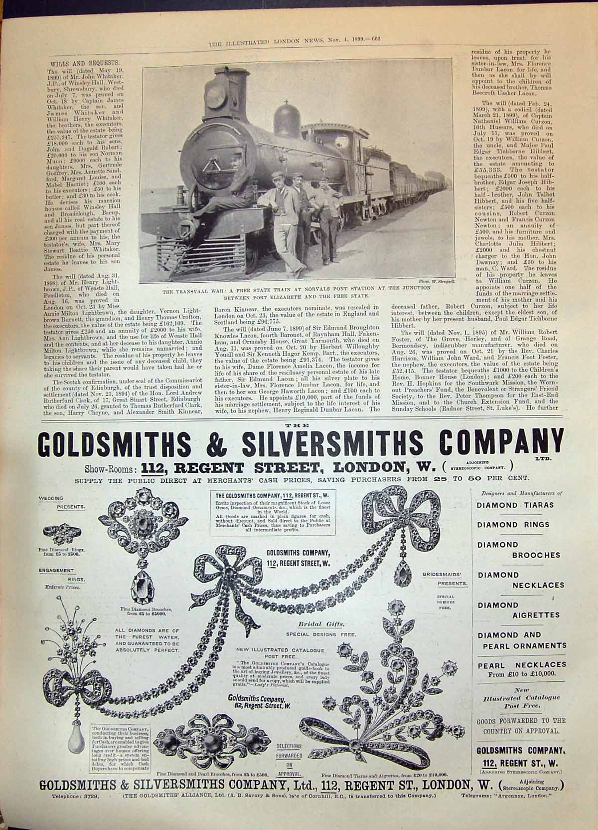 Old 1899 Transvaal War Free State Train Norvals Railway Station Afric Victorian
