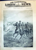 Old Print 1899 Battle Elandslaagte Enemy Shell General White War Siers H 19th