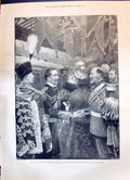 Old 1899 German Emperor Prince Wales Windsor Marchioness Salisbury Po Victorian