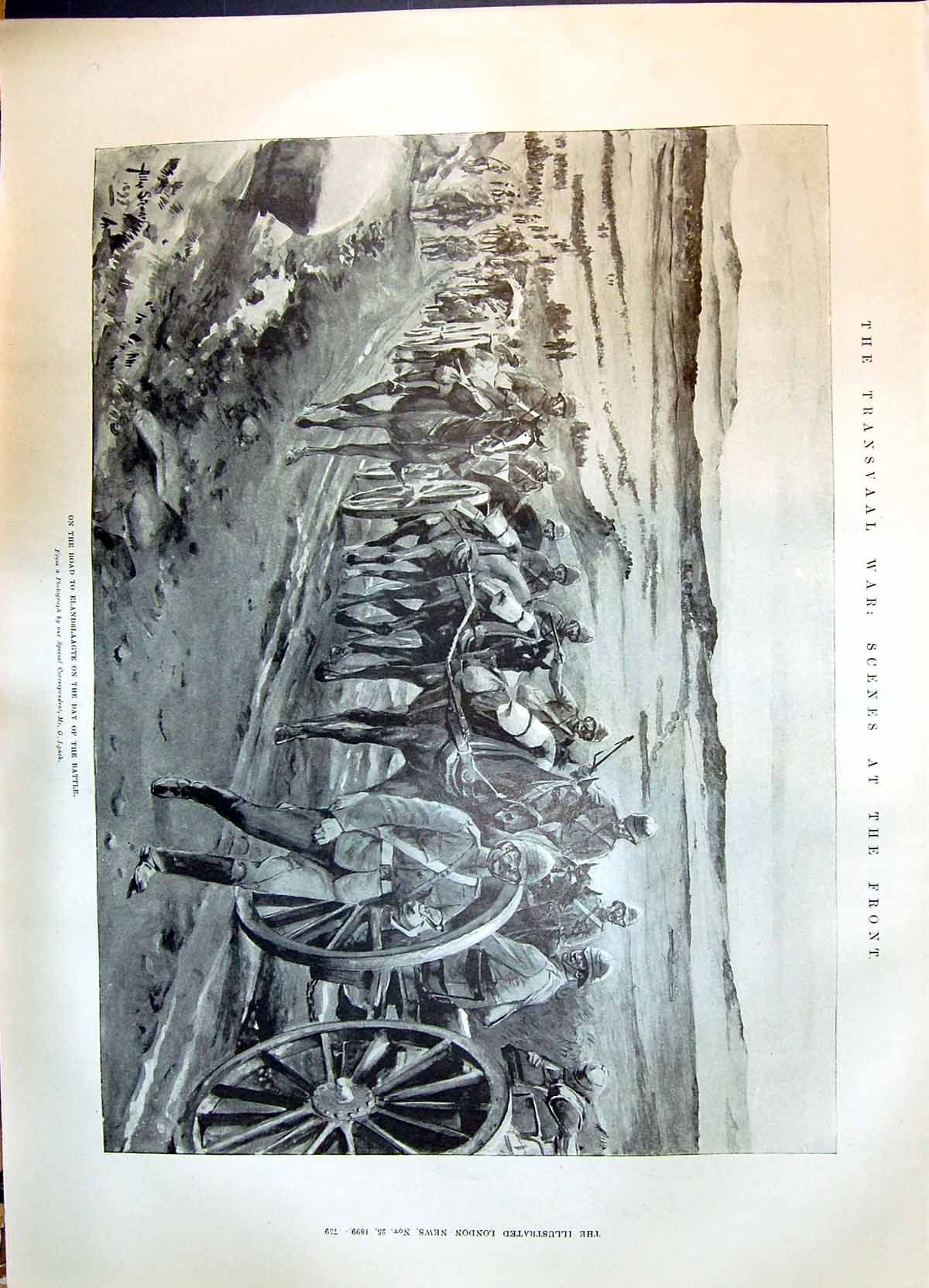 Old 1899 Transvaal War Elandslaagte Gough Warren Woodgate Molyneux Wa Victorian