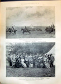 Old 1899 Battle Rietfontein Boer Africa Prince Wales Sandringham War Victorian