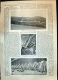 Antique Print 1899 Calico Ing Works Machinery Interior Bleachworks Industry