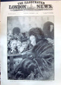 Old 1899 Queen Victoria Wives Children Life Guards Reservists Barrack Victorian