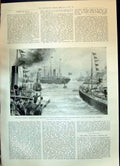 Old 1899 Departure Wellington New Zealand Contingent Africa War Waiwe Victorian
