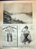 Old Print 1899 Colenso Railway Bridge Ladysmith United Tea Peter Robinson 19th