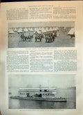 Old 1899 Police Camp Mafeking Shallow Draught Gun-Boat South Africa T Victorian