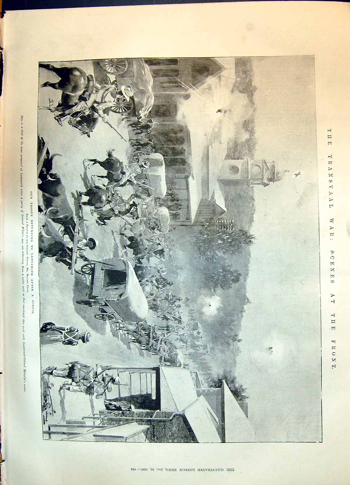 Old 1899 Transvaal War Ladysmith Stopford Arlidge Wilson Swaby Mitche Victorian