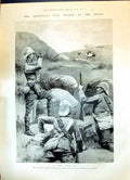 Old Print 1899 Transvaal War Siers Estcourt Drumhead Kaffir Spies Genera 19th