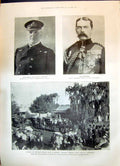 Old 1899 Lord Charles Beresford Kitchener Funeral Koch Pretoria Kruge Victorian