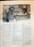 Old 1899 Story Illustration Conn Coyle'S Eldest Charles Kennett Burro Victorian