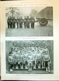 Old 1900 Transvaal War Essex Guildhall London Scottish Volunteers Shi Victorian