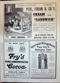 Antique Print 1900 Peek Frean Cream Sandwich Fry'S Cocoa United Kingdom Tea