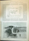 Old 1900 Transvaal War Bridge Frere Modder River Plan Fort Hospital J Victorian