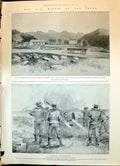 Old 1900 War Tugela Spearman Drakensberg Gun Chamberlain Lyttelton Bl Victorian