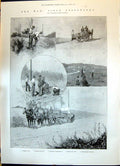 Old 1900 War Field Telegraphy Wire General French Colesberg Boers Sto Victorian
