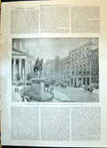 Old 1900 Head Fice Cornhill Mutal Life Insurance New York Haldeman Ma Victorian