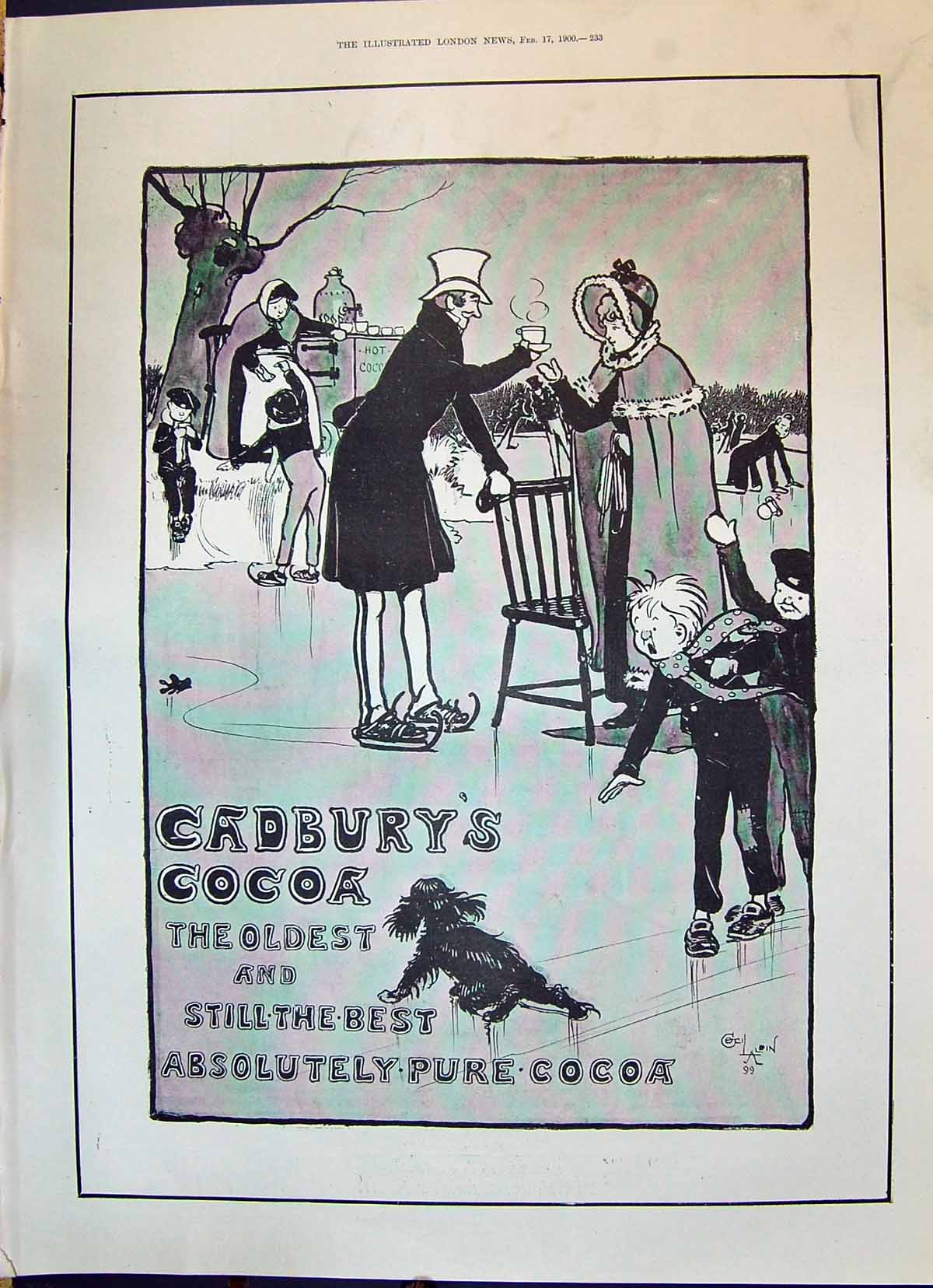 Antique Old Print Boers Weapon War Maxim Gun 1900 Cadbury'S Cocoa Mappin Webb