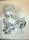 Old 1900 War Dust Storm Camp Slingersfontein General French Colesburg Victorian