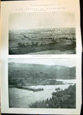 Old 1900 Buller Ladysmith War Spion Kop Pontoon Bridge Tugela Scotia Victorian