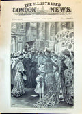 Old 1900 Prince Wales Visiting Sale Irish Industries Association Mans Victorian