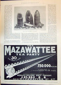 Antique Old Print 1900 Shells Fired Kimberley Boers War Mazawattee Tea Party