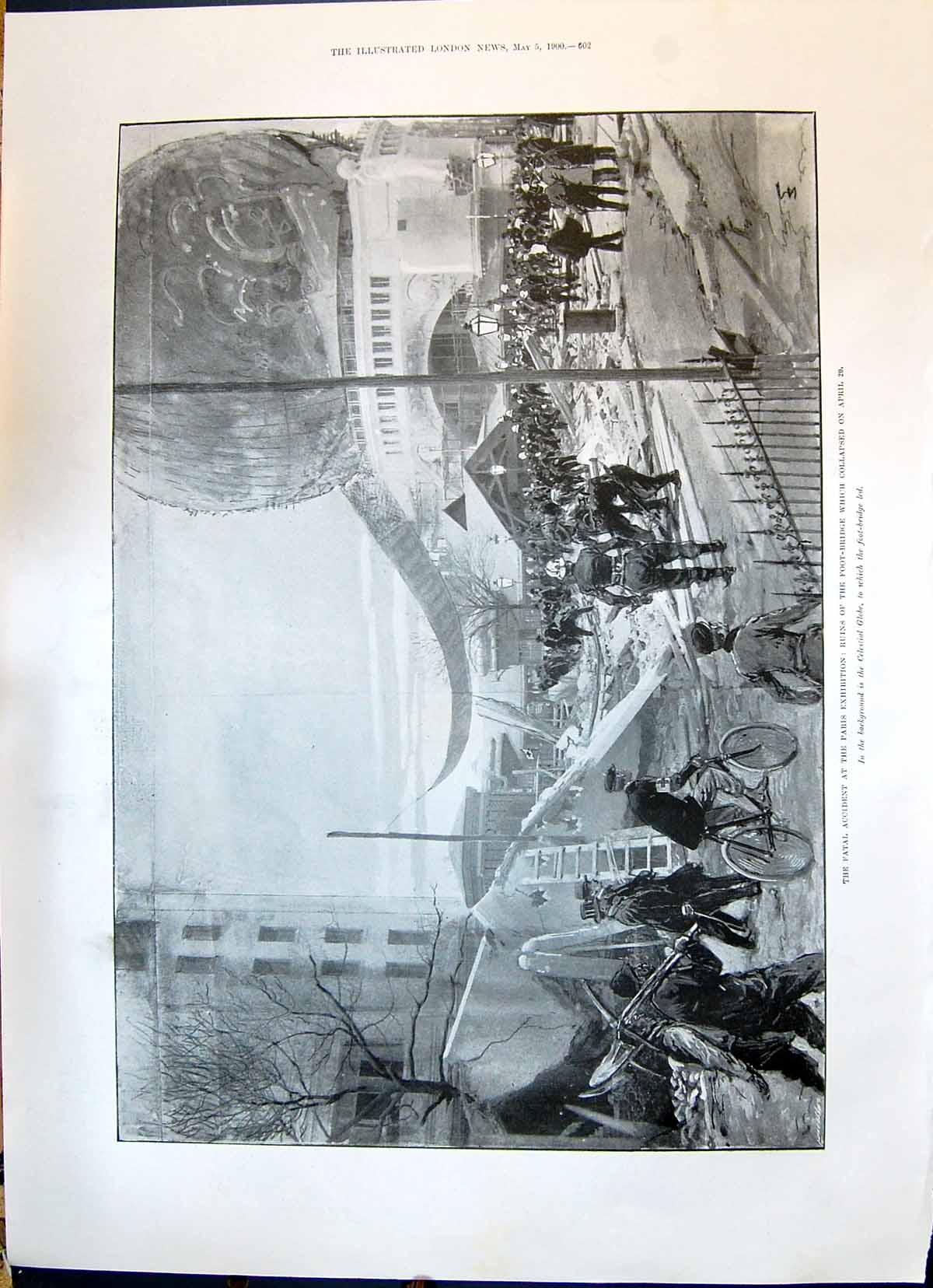 Old 1900 Accident Paris Exhibition Foot-Bridge Marindin Ewart Geogheg Victorian