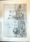 Old 1900 Boer Ambuscade Koorn Spruit Hospital Wagons African Light Ho Victorian