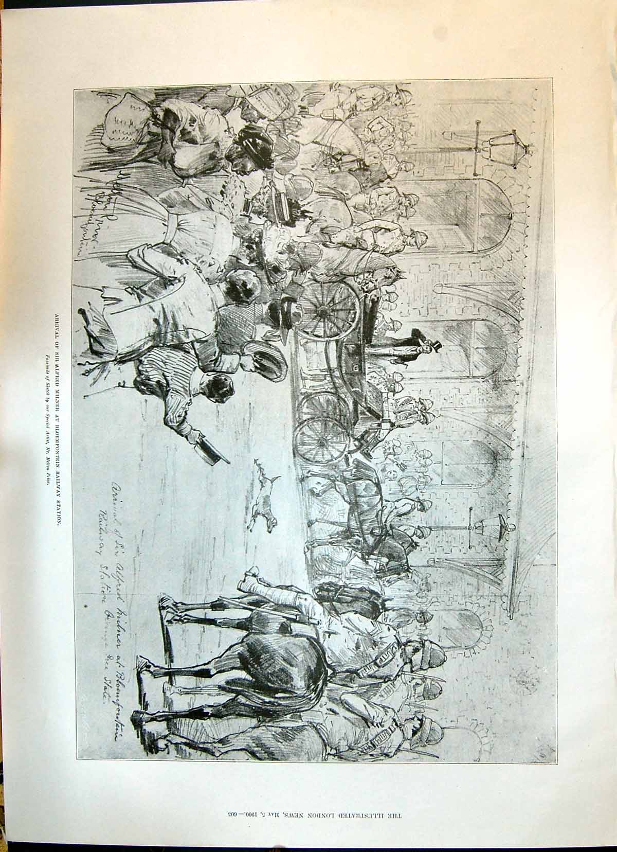 Old 1900 Alfred Milner Bloemfontein Railway Boer Ambuscade Koorn Spru Victorian