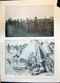 Old 1900 War British Prisoners Pretoria Biltong Boer Bramsdon Webster Victorian