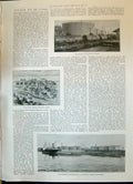 Old 1900 Bagnall Oil Company Works Train Ship Manchester Ladies Fashi Victorian