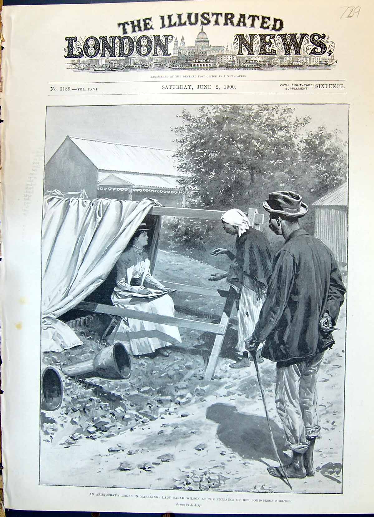Old 1900 Aristocrat House Mafeking Lady Sarah Wilson Bomb-Proshelter Victorian