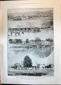 Old 1900 War British Mafeking Zeerust Marico Hotel Rustenberg Horse C Victorian