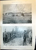 Old 1900 Procuring Water Veldt Burial British Flag Pretoria Kruger Ec Victorian